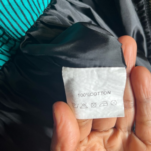 Mae Oti African Ankara Wax Print Peplum Top Full Zip Blouse Size S - Picture 12 of 17